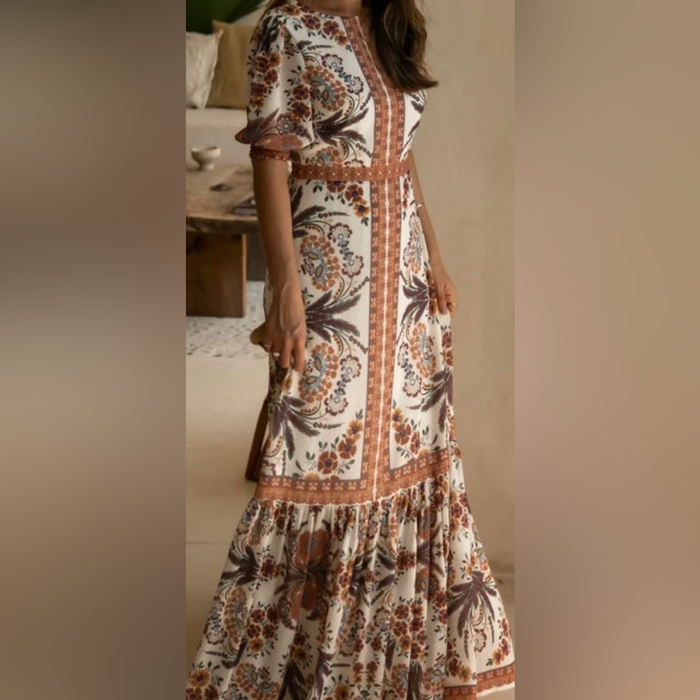 Bohme Arianna Floral Maxi Dress Size XL
